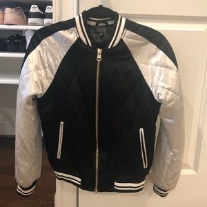TOPSHOP varsity style bomber jacket